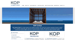 Desktop Screenshot of koplimited.com